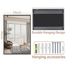 24x36 inch ,Complete accessories, easy to install