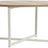 Household Essentials Coffee Table, Coastal Oak, Distressed White