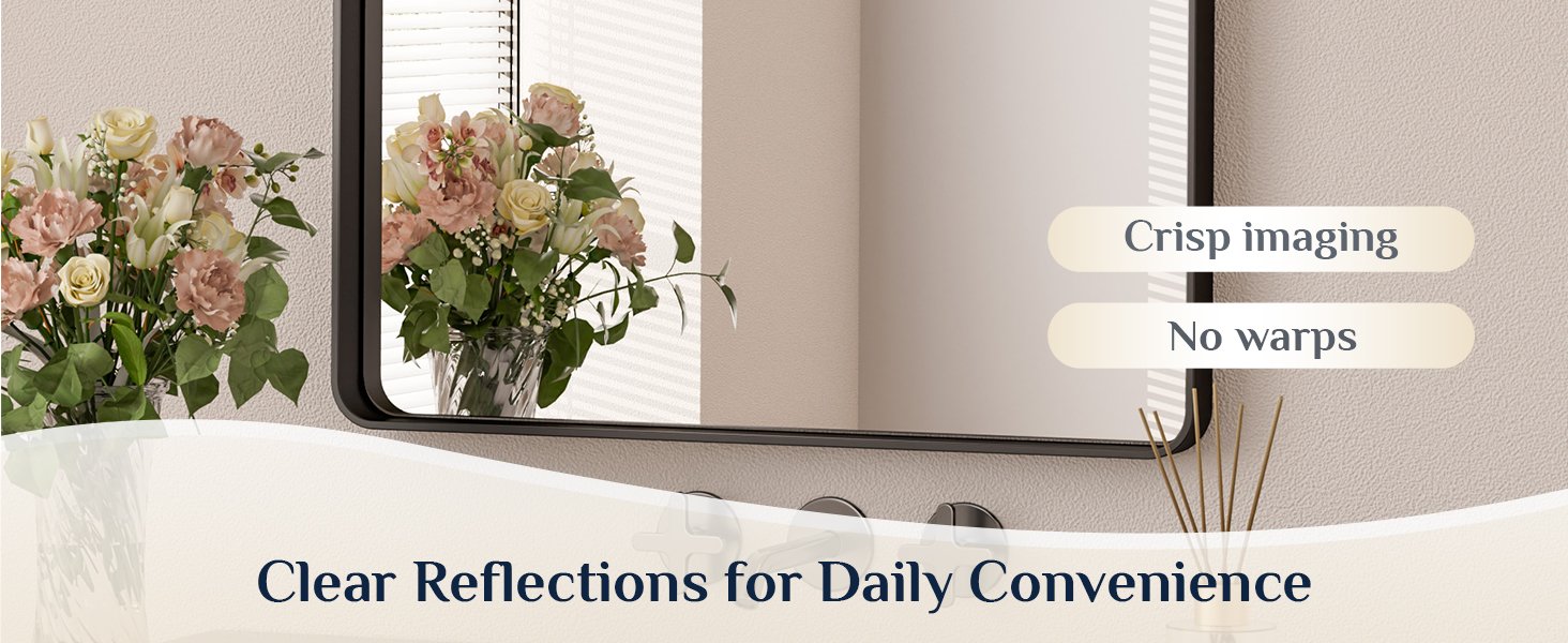 Bathroom vanity mirror