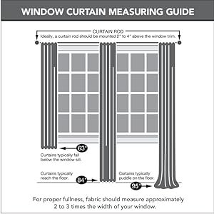 curtains size