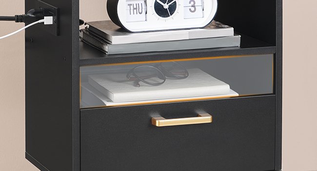 Nightstand with Charging Station