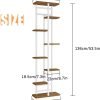 51c1OY3pmpL._AC_SL1000 Plant Stand, Multiple Flower Pot Holder Shelf, Wood and Metal Tall Plant Display Rack Storage Organizer for Indoor, Outdoor, Garden, Patio, Balcony(8 Tier 9 Potted)