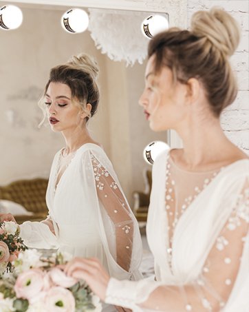 large vanity mirror with light