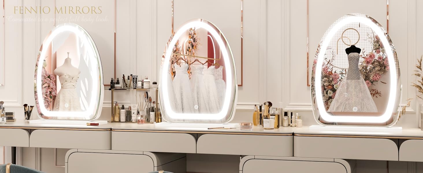 vanity makeup mirror with lights