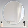 Hollywood Bathroom Mirror 12"*16", Framed Lighted Bathroom Vanity Mirror, Wall Mounted, Dimmable LED Mirror for Bathroom,Gold