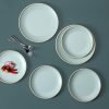 61axRZkjT4L._AC_SL1500 Melamine Dinnerware Sets, Plates and Bowls Sets 12 Pcs, Melamine Plates, Dish Set for 4, Unbreakable Dinnerware Set for Party, BPA Free, Suitable Indoors and Outdoors (Mint Green)