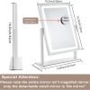 Vanity Mirror with Lights, Hollywood Makeup Mirror with Lights, Touch Control, 3 Color Lighting Modes, Dimmable, Detachable 10X Magnification Mirror, 360° Rotation (16in, White)