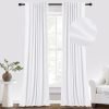 61oR4Dg_pUL._AC_SL1500 100% Blackout Curtains for Bedroom, Thermal Insulated Linen Blackout Curtains 96 Inch Length 2 Panels Set, Back Tab/Rod Pocket Room Darkening Curtains for Bedroom, Nursery -Oatmeal,W50 X L96