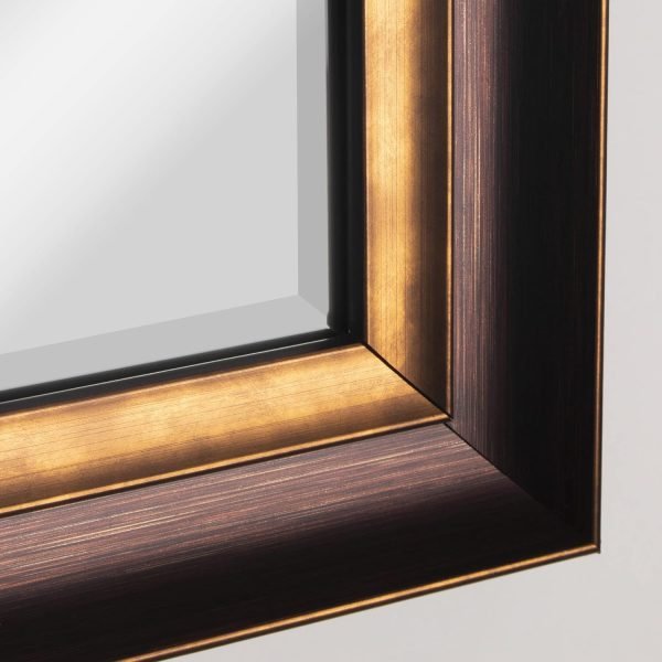 Bronze Copper Oil Rubbed Framed Wall Mirror, Vanity Mirror, Bathroom Mirrors, Rectangle Mirrors, Living Room Mirrors - 26" x 32"