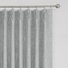 Natural Full Blackout Curtains Linen Blended Darkening Window Curtains 84 inch for Living Room Bedroom Thermal Insulated Pinch Pleat Drapes with Hooks 2 Panel 40"Wx84"L