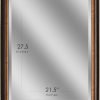 Bronze Copper Oil Rubbed Framed Wall Mirror, Vanity Mirror, Bathroom Mirrors, Rectangle Mirrors, Living Room Mirrors - 26" x 32"