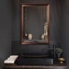 Bronze Copper Oil Rubbed Framed Wall Mirror, Vanity Mirror, Bathroom Mirrors, Rectangle Mirrors, Living Room Mirrors - 26" x 32"