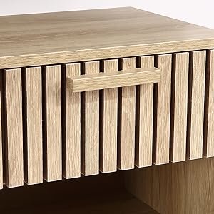 wood nightstand