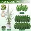 28" Fake Plants Tall Artificial Faux Plants in Pot for Home Farmhouse Bedroom Living Room Decor Indoor