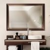 Bronze Copper Oil Rubbed Framed Wall Mirror, Vanity Mirror, Bathroom Mirrors, Rectangle Mirrors, Living Room Mirrors - 26" x 32"