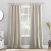 Energy Saving Blackout Tab Top Curtain Panel, 40" x 84", Blush Pink