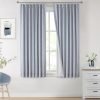 Natural Full Blackout Curtains Linen Blended Darkening Window Curtains 84 inch for Living Room Bedroom Thermal Insulated Pinch Pleat Drapes with Hooks 2 Panel 40"Wx84"L