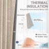 81jR1S82IwL._AC_SL1500 100% Blackout Curtains for Bedroom, Thermal Insulated Linen Blackout Curtains 96 Inch Length 2 Panels Set, Back Tab/Rod Pocket Room Darkening Curtains for Bedroom, Nursery -Oatmeal,W50 X L96