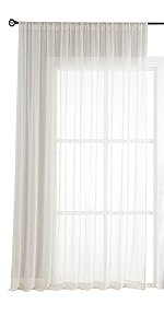 sliding door curtains