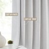 Linen Blended Pinch Pleated Drapes,Blackout and Thermal Insulated Noise Reducing Pleated Curtains for Bedroom Nursery,Backtab 108 Inches with 9 Hooks,40"x108", 1 Panel,Natural Beige