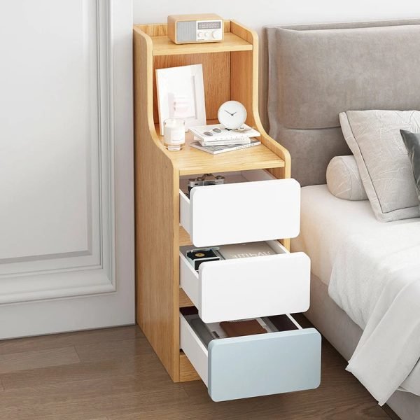 Bedroom Frames Bedside Tables Mobile Storage Computer Pc Night Table Coffee Living Room Tv  Mesita De Noche Furniture ZY50CT