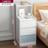 Bedroom Frames Bedside Tables Mobile Storage Computer Pc Night Table Coffee Living Room Tv  Mesita De Noche Furniture ZY50CT