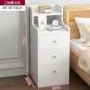Bedroom Frames Bedside Tables Mobile Storage Computer Pc Night Table Coffee Living Room Tv  Mesita De Noche Furniture ZY50CT