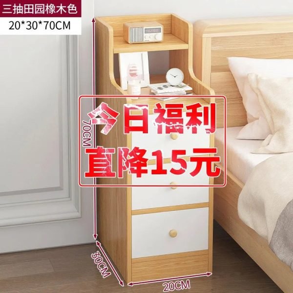 Bedroom Frames Bedside Tables Mobile Storage Computer Pc Night Table Coffee Living Room Tv  Mesita De Noche Furniture ZY50CT
