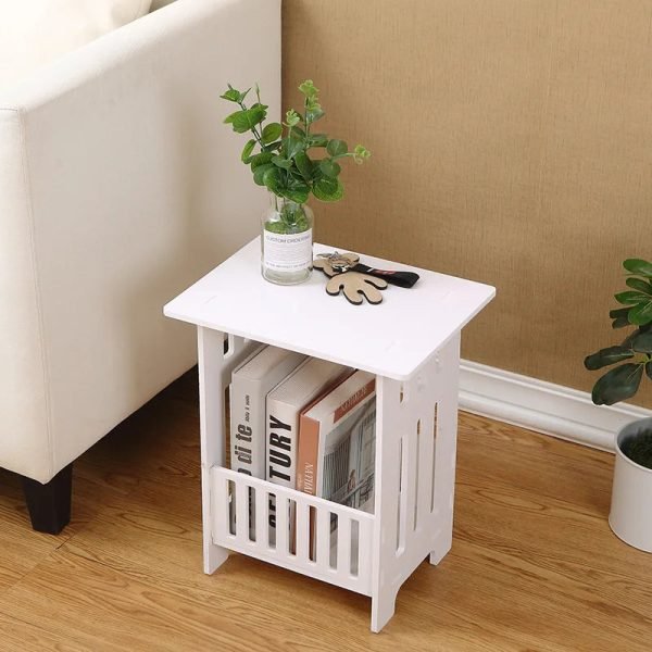 European-Style-Bedside-Modern-Minimalist-Mini-Storage-Rack-Living-Room-Small-Square-Table-Magazine-Table-Small European Style Bedside Modern Minimalist Mini Storage Rack Living Room Small Square Table Magazine Table Small Coffee Table