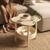 Four Leaf Clover Modern Minimalist Bedroom Sofa Edge Cabinet Bedside Table Cream Style Table Storage Table Small Coffee Table