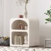 Italian White Nightstands Bedroom White Organizers Simple Bedside Table Luxury Center Makeup Small Nachttisch Home Furniture