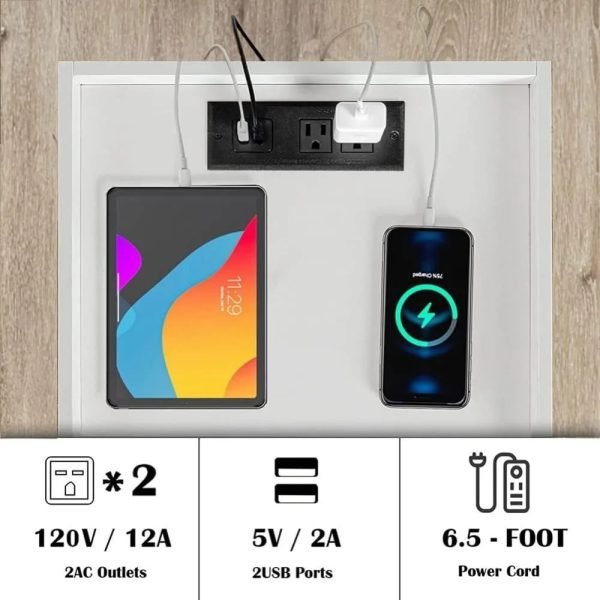 Nightstand with Drawers,White nightstand,End Table,Bedside Table,Bedside Cupboard,Bedside Cabinets,Small Spaces Side End