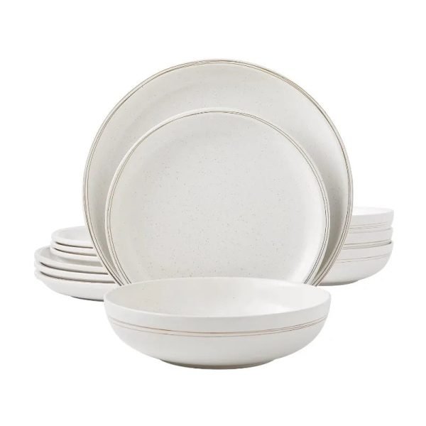 12 Piece Stoneware Dinnerware Set