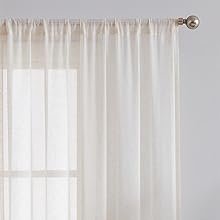 rod pocket sheer curtains for windows