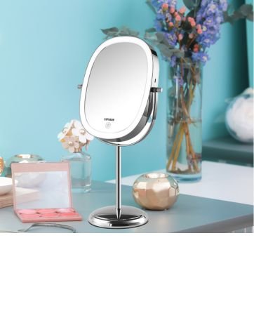 lighted makeup mirror