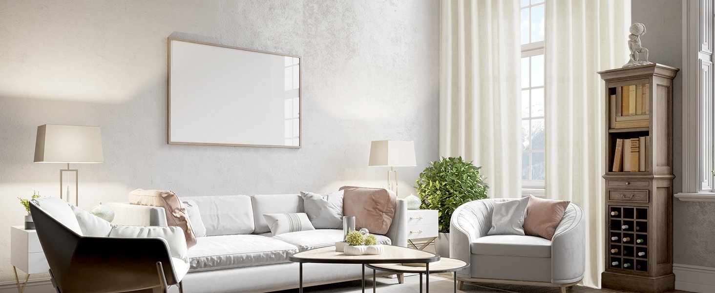 Pinch Pleated Window Curtains Pinch Pleat Back Tab Light Filtering Drapes with Hooks Boho Farmhouse