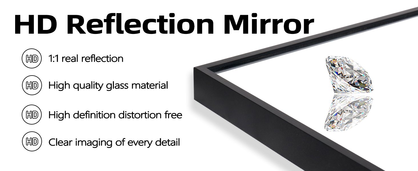 Square Corner Mirror